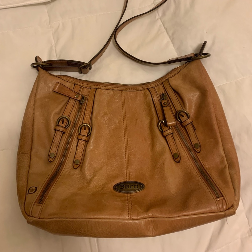 Born leather handbag